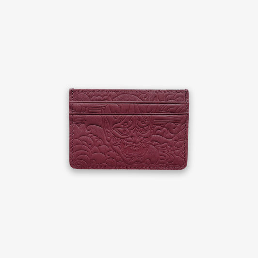 Cherry Red Oni Card Holder