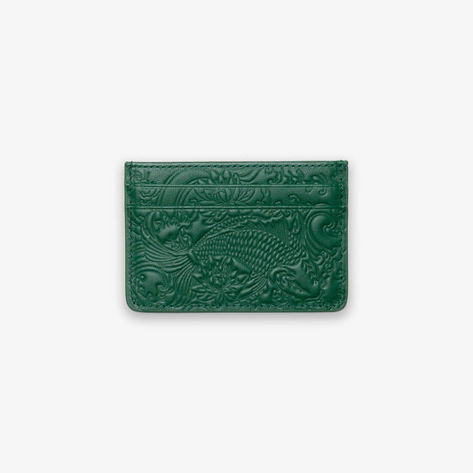 Emerald Green Koi Card Holder
