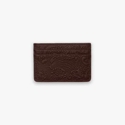 Truffle Brown Koi Card Holder